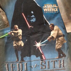 Vintage 90s Star Wars Episode 1 Jedi vs Sith Tie Dye Tee